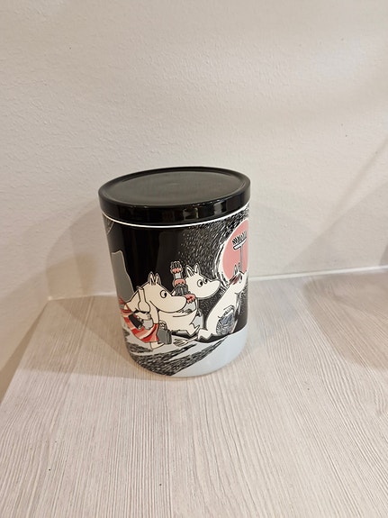 Muumi purkki 1,2L Seikkailu Muutto keraaminen