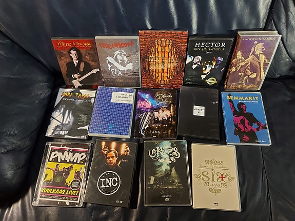 DVD Rock, pop, metal, blues, jazz etc.