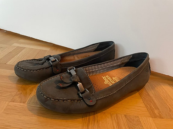 Siniset nahkaiset Tamaris-avokkaat, koko 37
