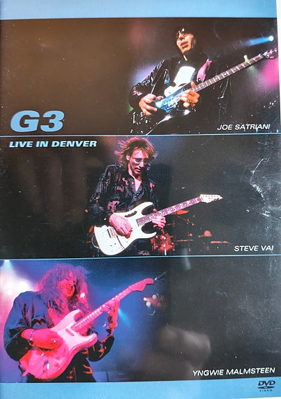 G3 (Joe Satriani, Steve Vai, Yngwie Malmsteen) - Live in Denver DVD