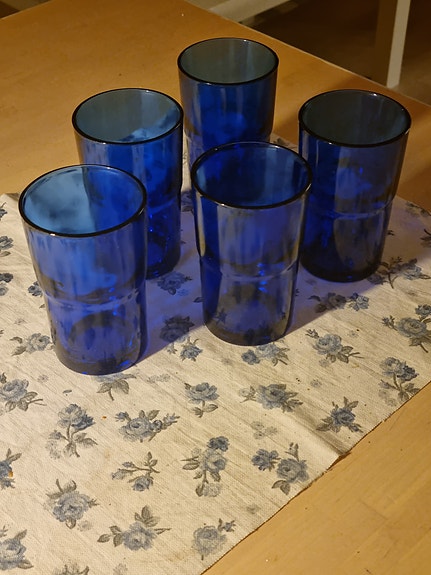 Koboltin sininen lasimuki