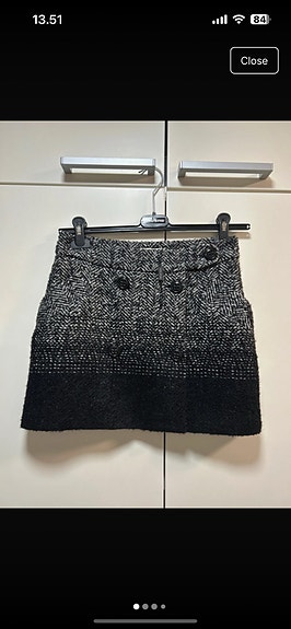 Karen Millen minihame 34 (villaa)