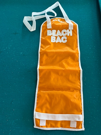 Retro Beach bag oranssi laukku ranta