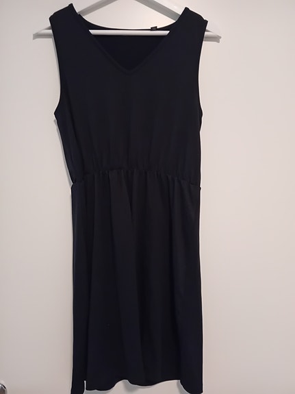 Vero Moda musta pitkä hiaton tunika / mekko XS