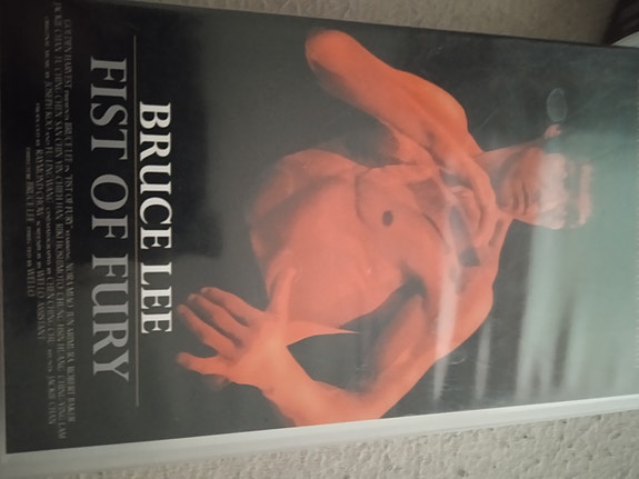 Bruce Lee vhs first of Fury