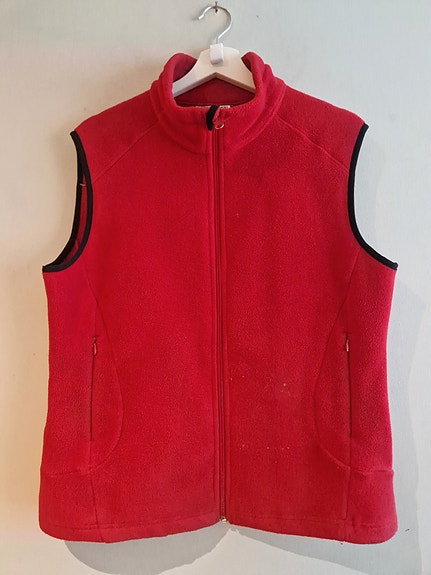 JÄRVI MUOTI Silkkicenter vintage fleece-liivit, koko 44