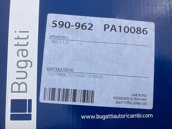BMW Diesel M47N/M57N Vesipumppu 01-