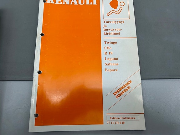 Korjaamokirja Renault Twingo / Clio / R19 / Laguna / Safrane / Espace
