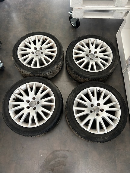 Audi 17” aluvanteet kitkarenkailla