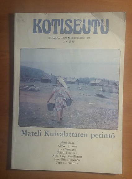 Päätoimittaja Pekka Laaksonen KOTISEUTU 3/1985