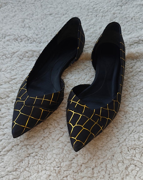 Alexander McQueen nahkaballerinat