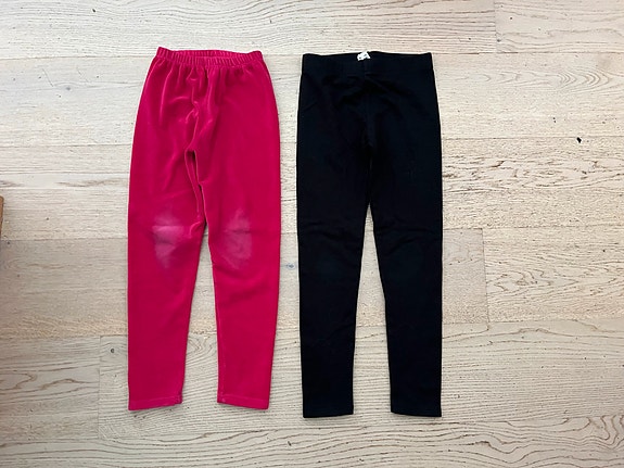Lindex Lasten Leggingsit Punainen Koko 134 Tytöt