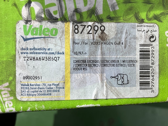 Audi/VW/Seat/Skoda Ajovalon Korkeudensäätömoottori Valeo 98-