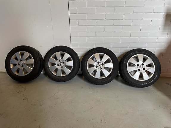 Opel 15" Alumiinivanteet + 185/65R15 kesärenkaat (142)