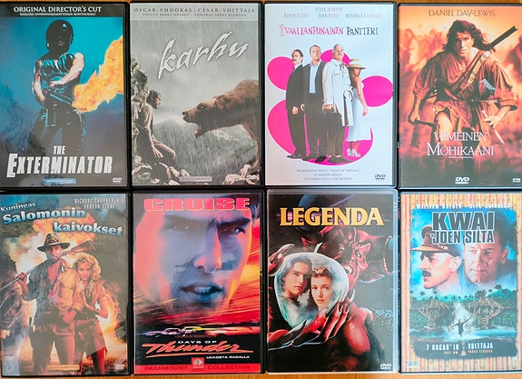 DVD leffoja
