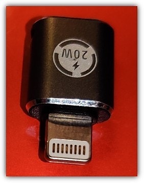 PD20W USB C - Lightning adapteri - lataus/datasiirto