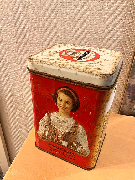 Paulig kahvipurkki