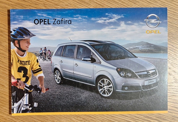 Opel Zafira -esite 2008
