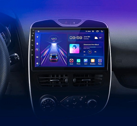 Android soitin Renault Clio 2012-2019