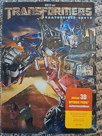 Transformers kaatuneiden kosto dvd