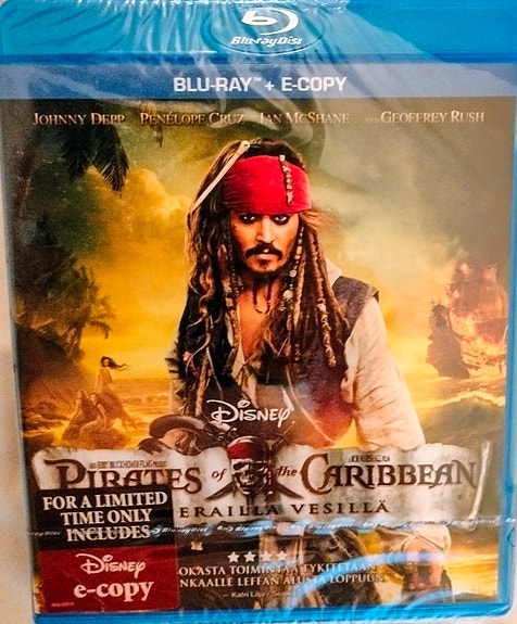 Pirates of the Caribbean - Vierailla vesillä Bluray