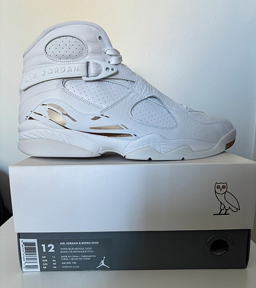 Air Jordan 8 Retro OVO White