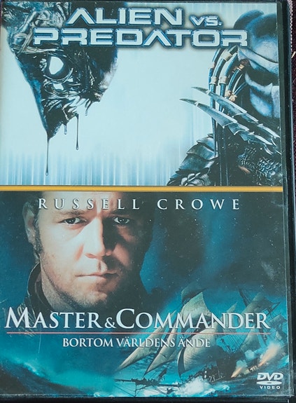 Alien vs. Predator ja Master & Commander DVD