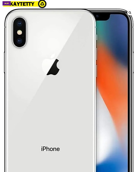 Apple iPhone X 64GB, valkoinen, ReUsed (Käytetty) (Takuu 24kk)