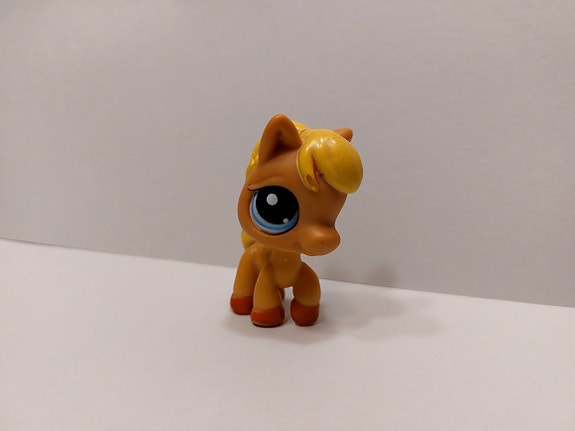 Lps Hevonen Petsi #1081 Littlest Pet Shop Tan Horse