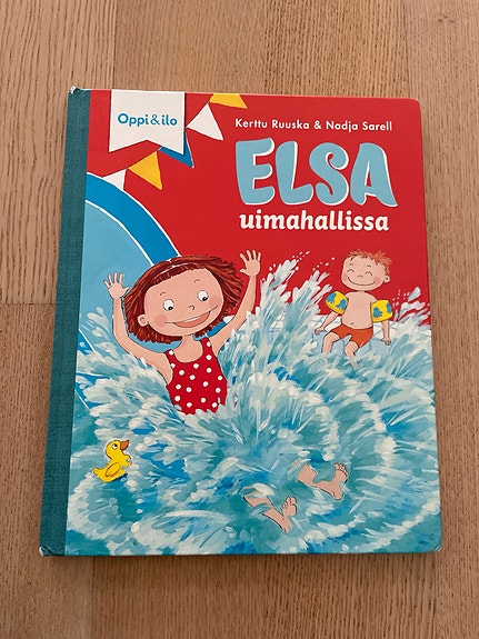 Elsa ja Lauri uimahallissa kirja