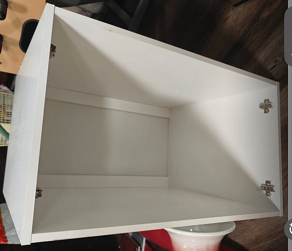 Yläkaappi ilman ovia 45x57x80 kaappi kaapin päälle