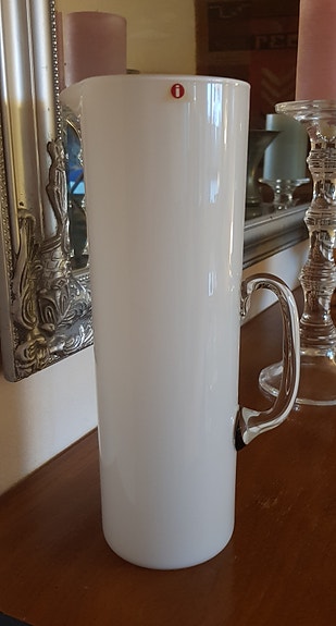 Iittala opaalilasi kaadin / kannu , Sarpaneva