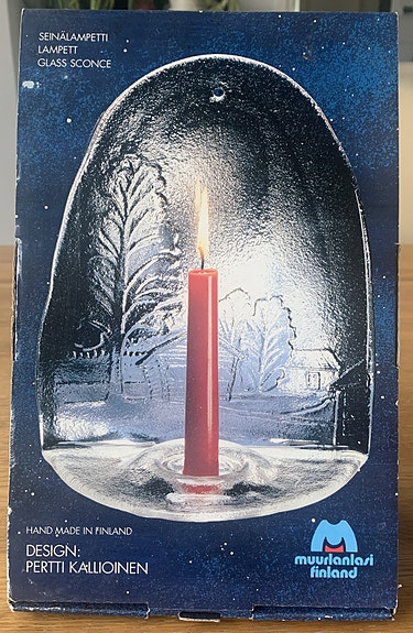 Muurla (muurlanlasi oy) seinälampetti - Design: Pertti Kallioinen