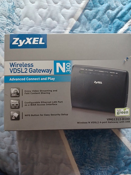 Zyxel wireless vdsl2 gateway n 300