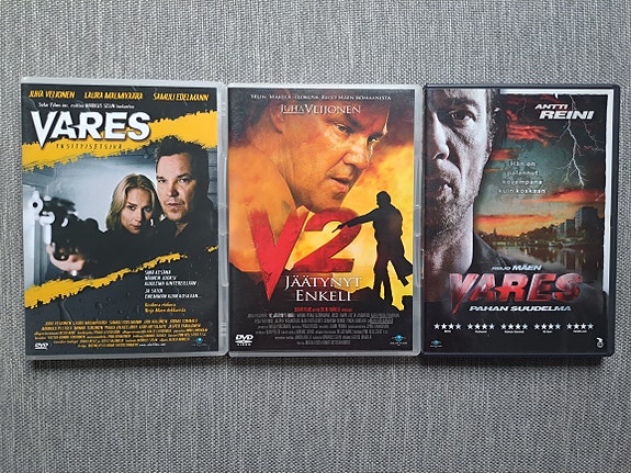 Vares dvd-elokuvat 3 kpl