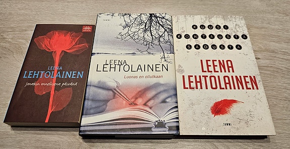Leena Lehtolainen kirjat 3kpl