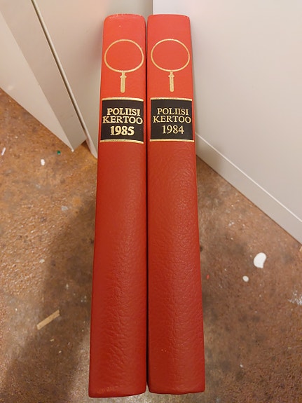 Poliisi kertoo -kirjat 1984 ja 1985, Imatra/Vantaa/posti