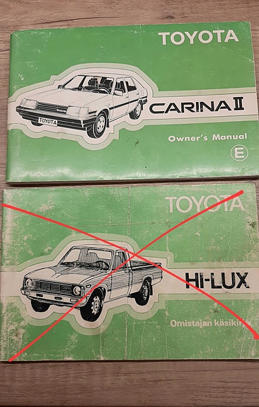 Ohjekirja Toyota
