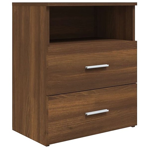 vidaXL Yöpöytä Ruskea tammi 50x32x60 cm(sku815862