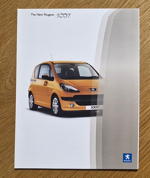Peugeot 1007 -esite 2005 (Englanti)
