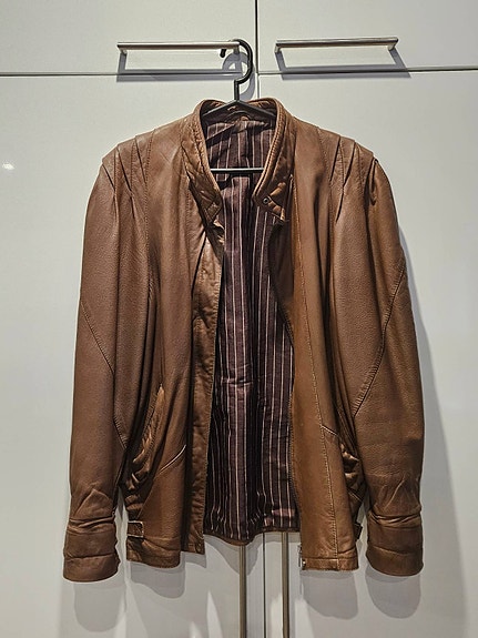 Vintage kotimainen nahkatakki