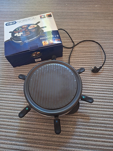 OBH Nordica Raclette-grilli