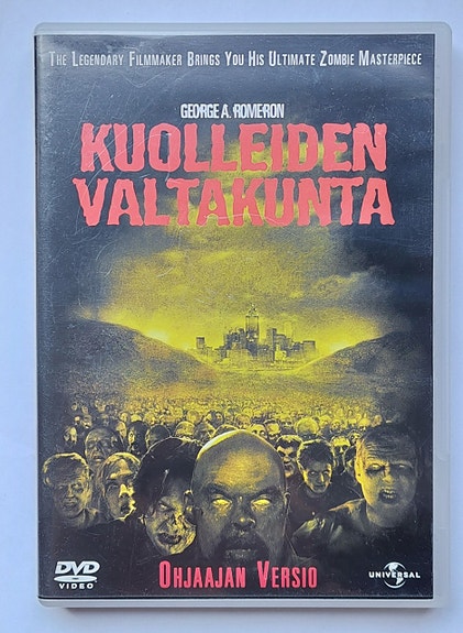 K-18 Kuolleiden valtakunta DVD George A. Romero