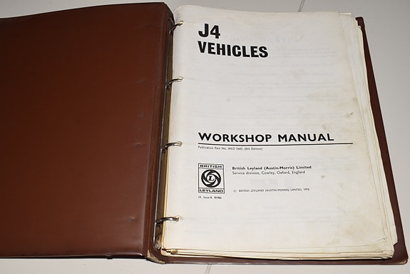 Austin / Morris J4 workshop manual pikkupakuun
