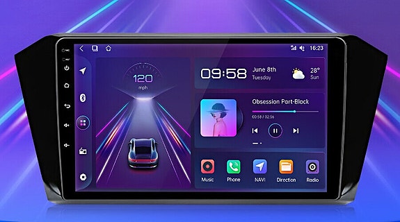 Android soitin Volkswagen Passat 2015-2021
