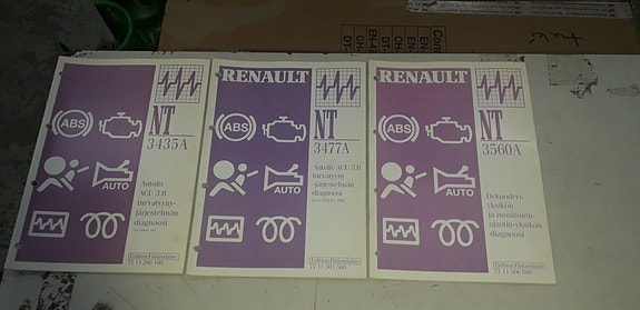 Korjaamokirja Renault Laguna / Clio / Kangoo / Espace / Safrane