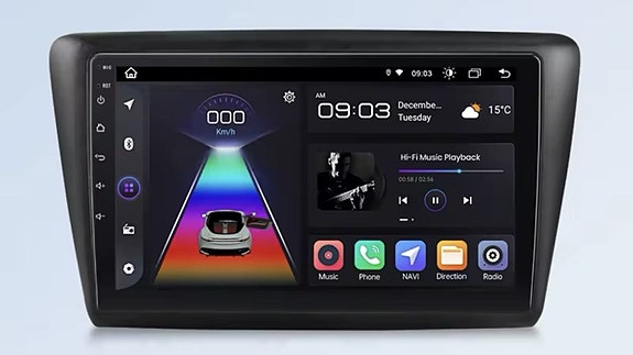 Android soitin Skoda Rapid 2013-2019
