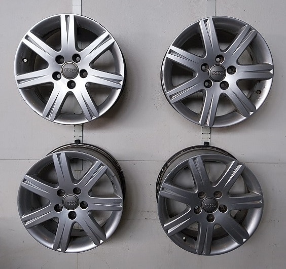 Käytetyt Audi alkuperäisalumiinivanteet 6x16 5x112