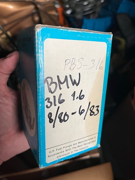 BMW 316 bensapumppu