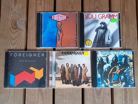 Foreigner CD. 8€ per kpl